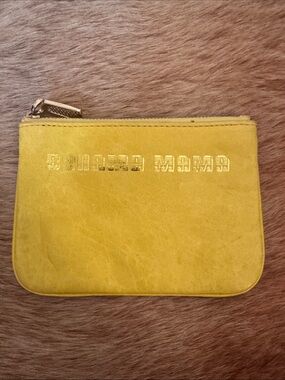 Rebecca Minkoff Yellow 'BAHAMA MAMA' Zip Card Holder